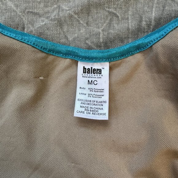 Balera Turquoise Sequin Tank Top - Picture 6 of 7